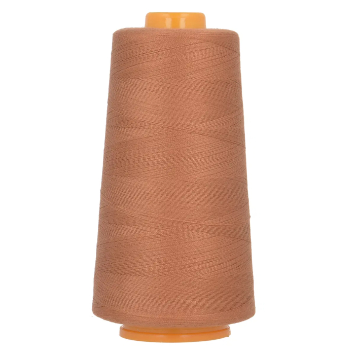 Cône de fil polyester 3000 m, pour surjeteuse et couture (coloris au choix) cuivré