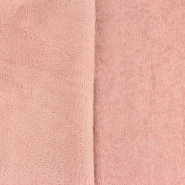 Eponge bambou / coton doudou coloris rose nude
