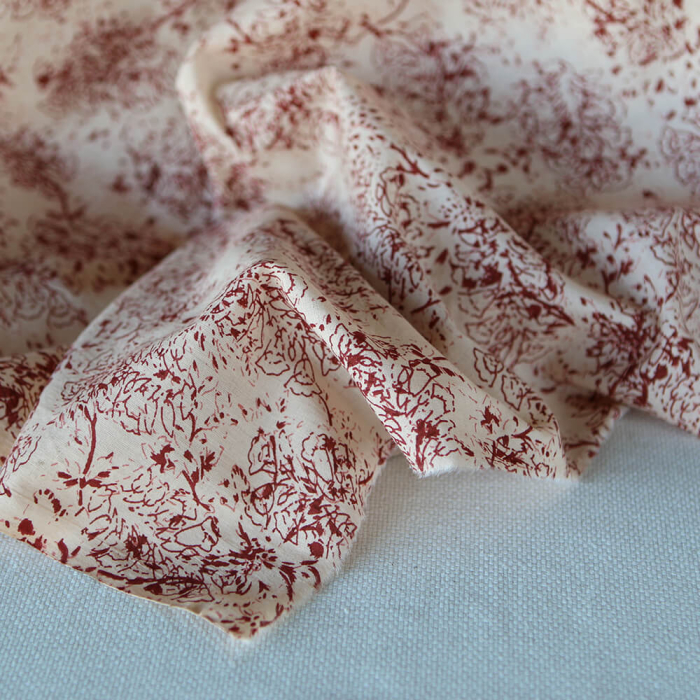 Anjali B - Tissu indien coton hand block traditionnel