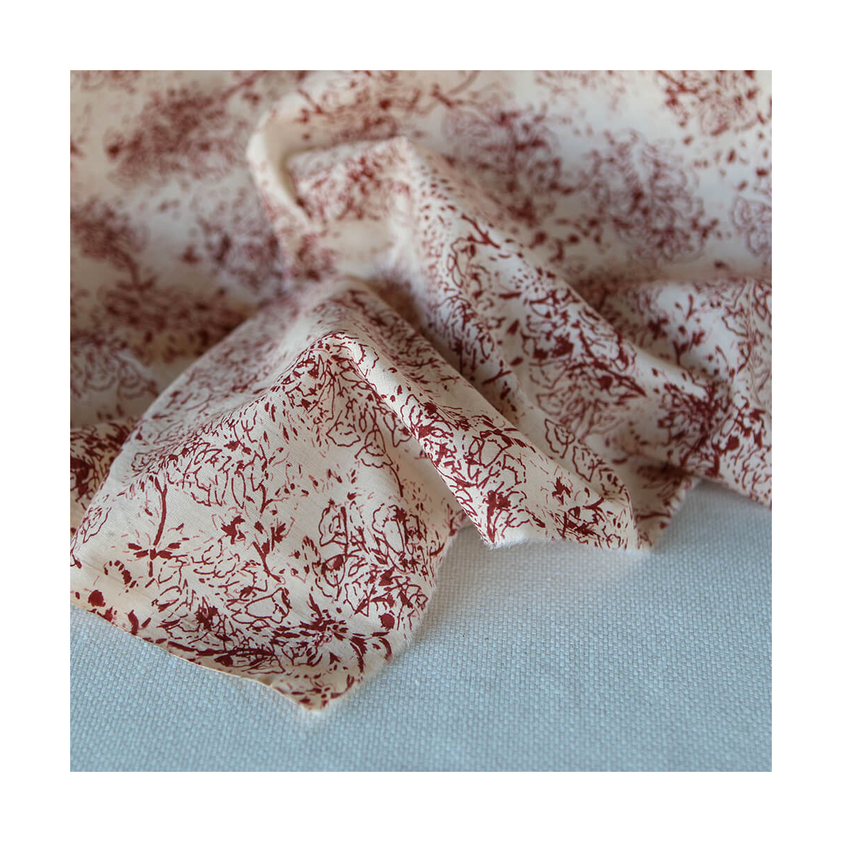 Anjali B - Tissu indien coton hand block traditionnel