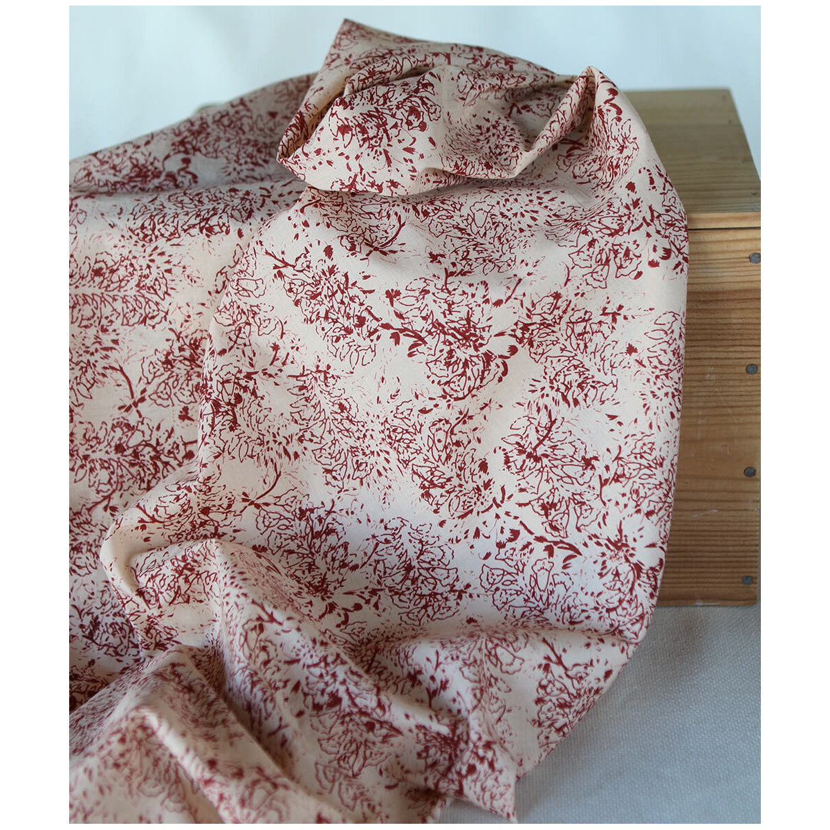 Anjali B - Tissu indien coton hand block traditionnel