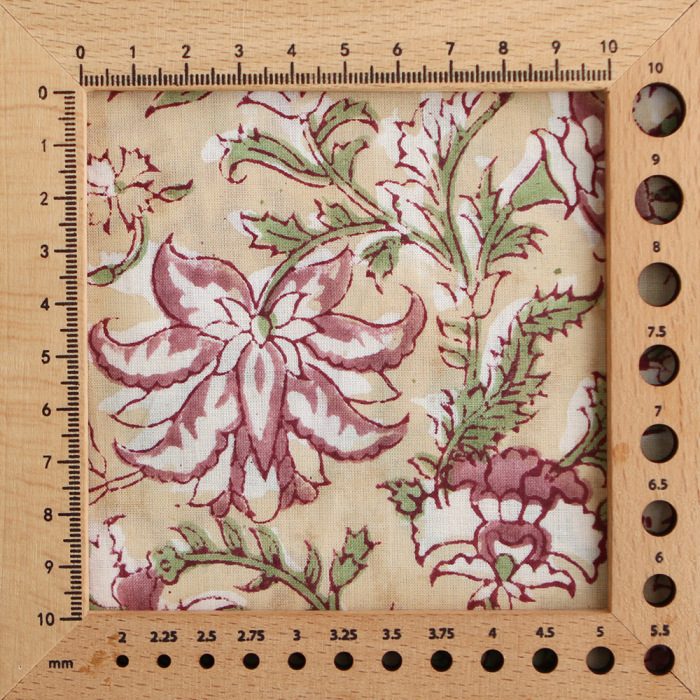 Diya - Tissu indien coton hand block traditionnel