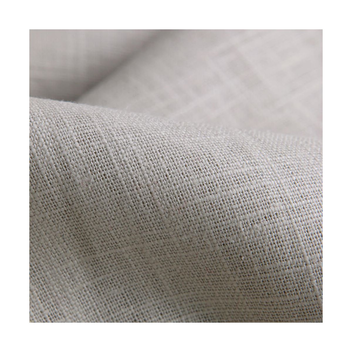 Lin lavé coloris beige galet