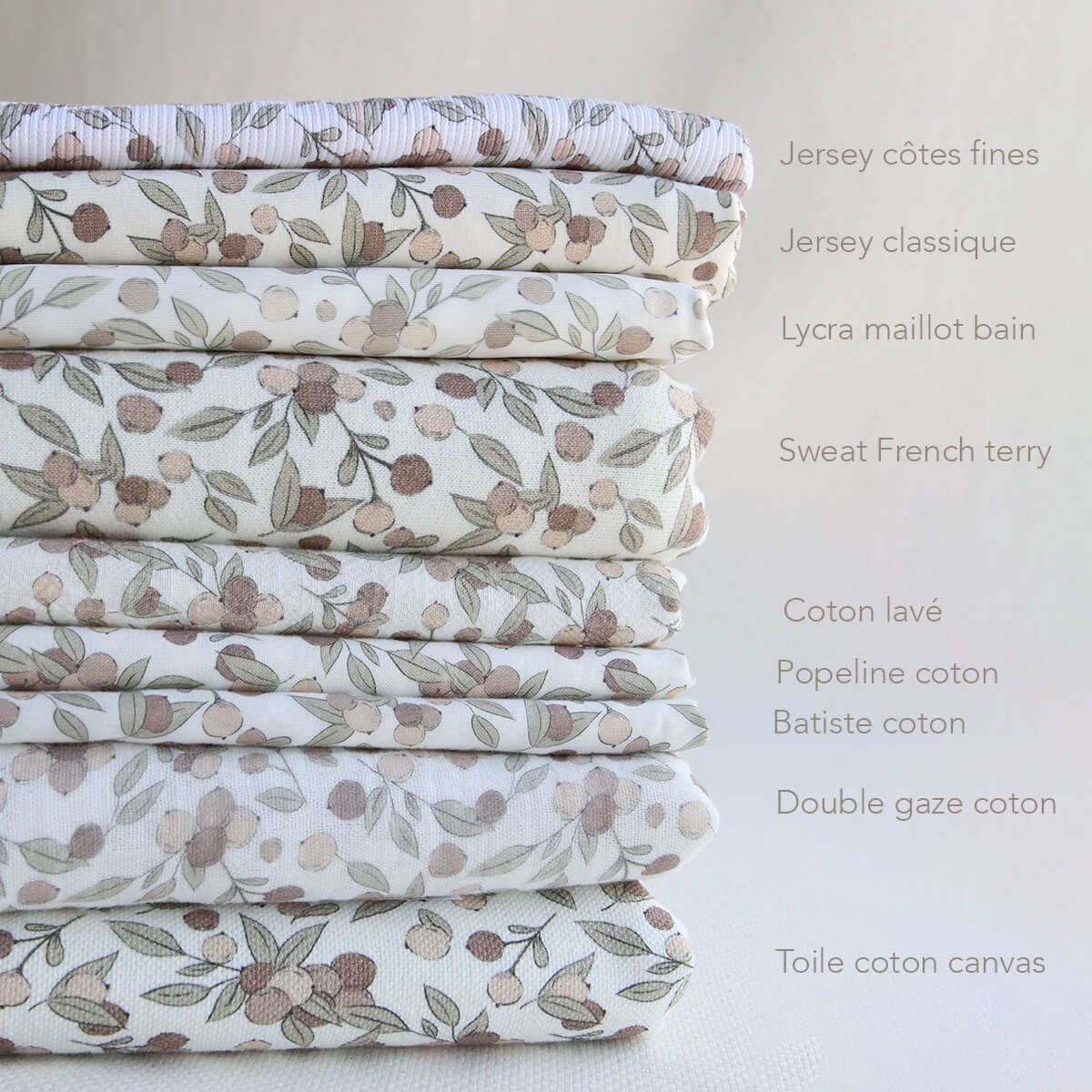 Hind Full - Toile de coton canvas motif exclusif nature
