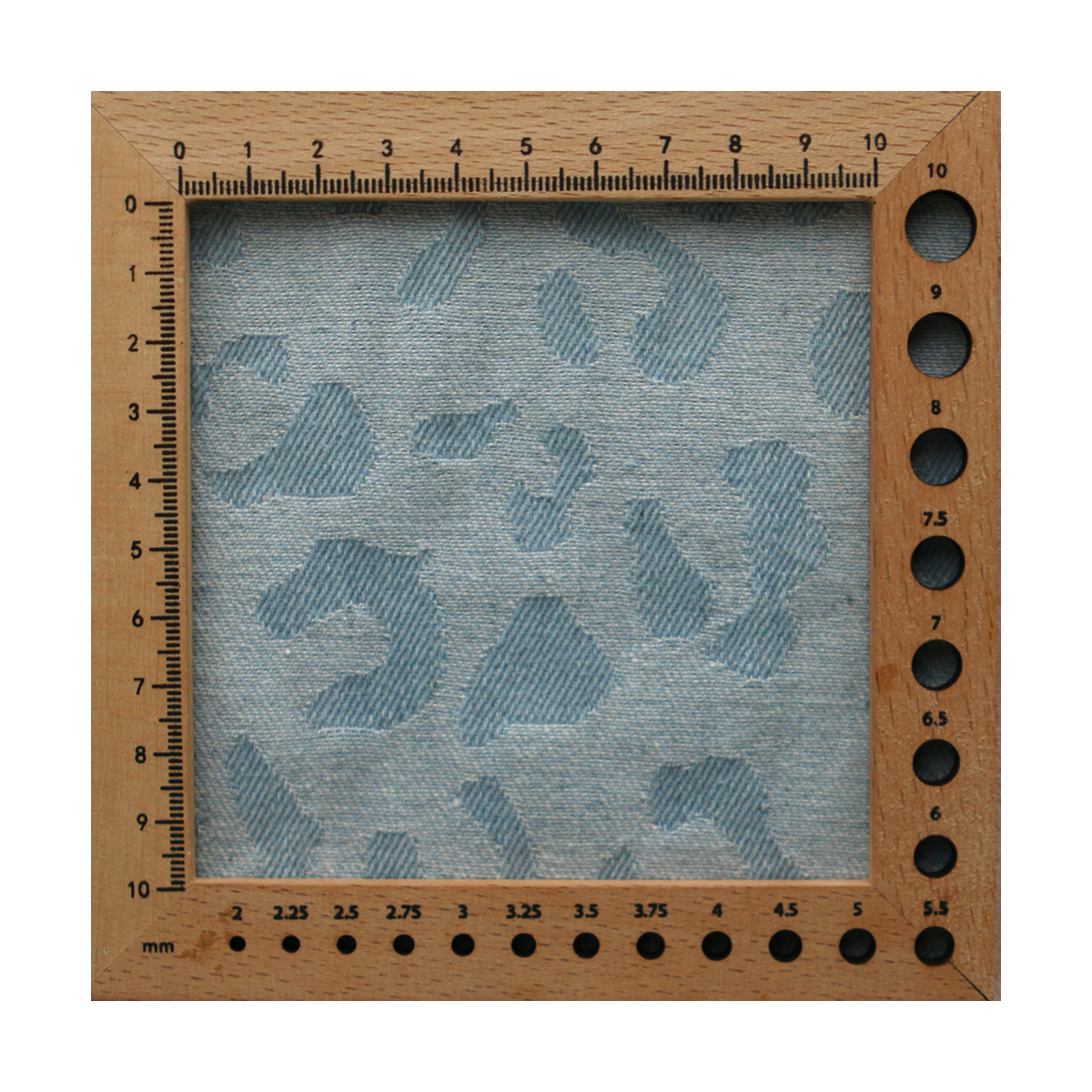 Jean coton 330gr jacquard bleached Graou