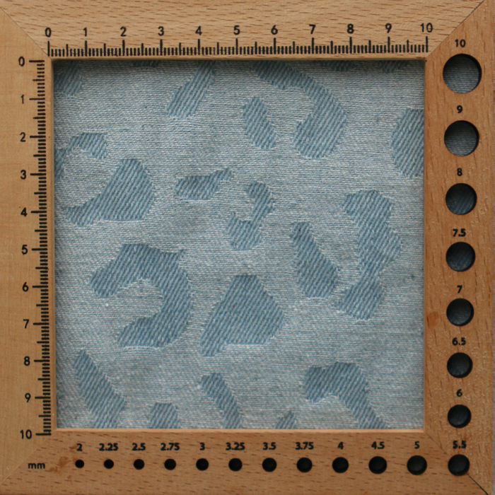 Jean coton 330gr jacquard bleached Graou