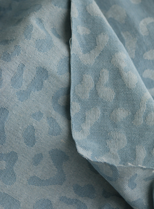 Jean coton 330gr jacquard bleached Graou