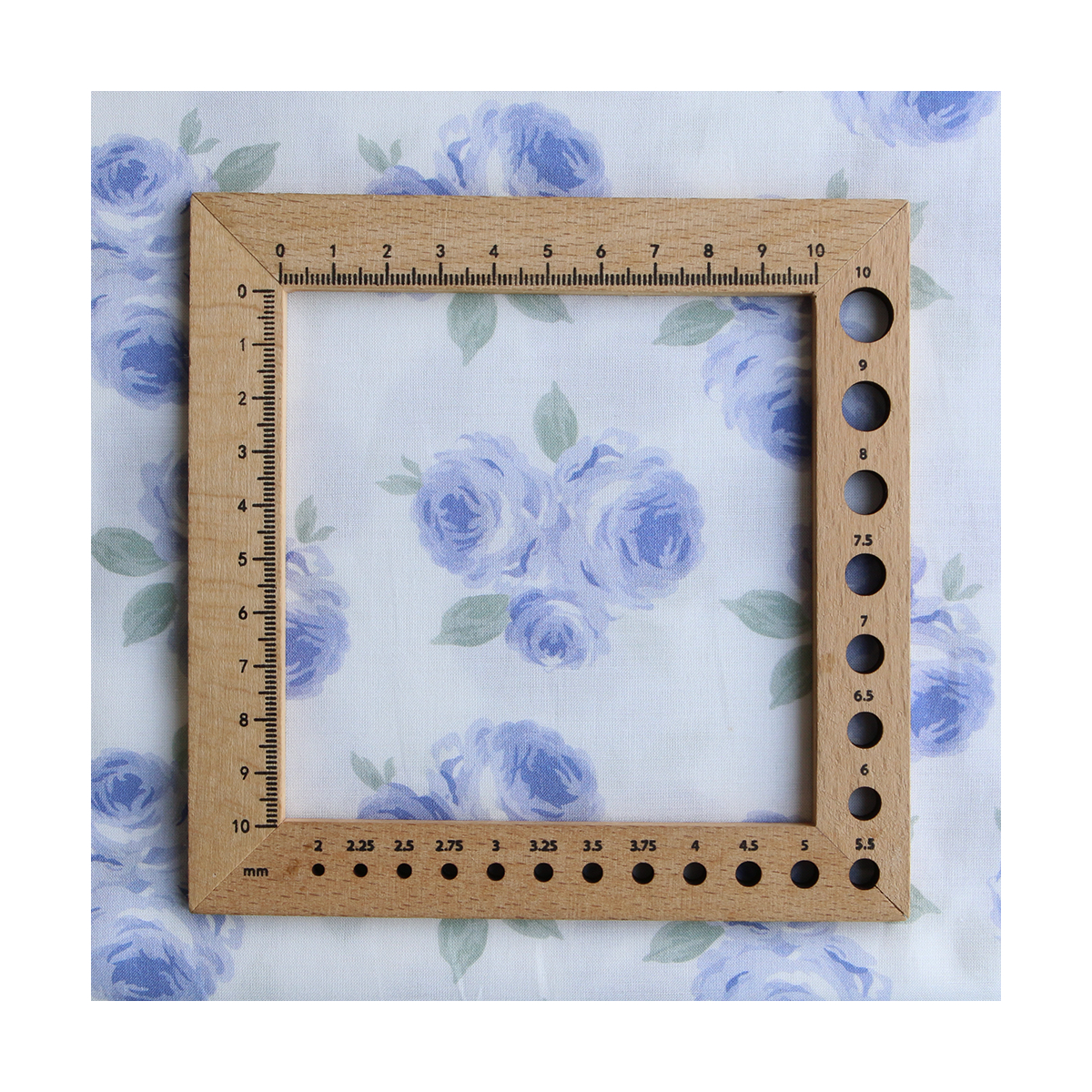 Tissu coton organique BIO fleuri vintage batiste fleuri Assia aquarelle bleu