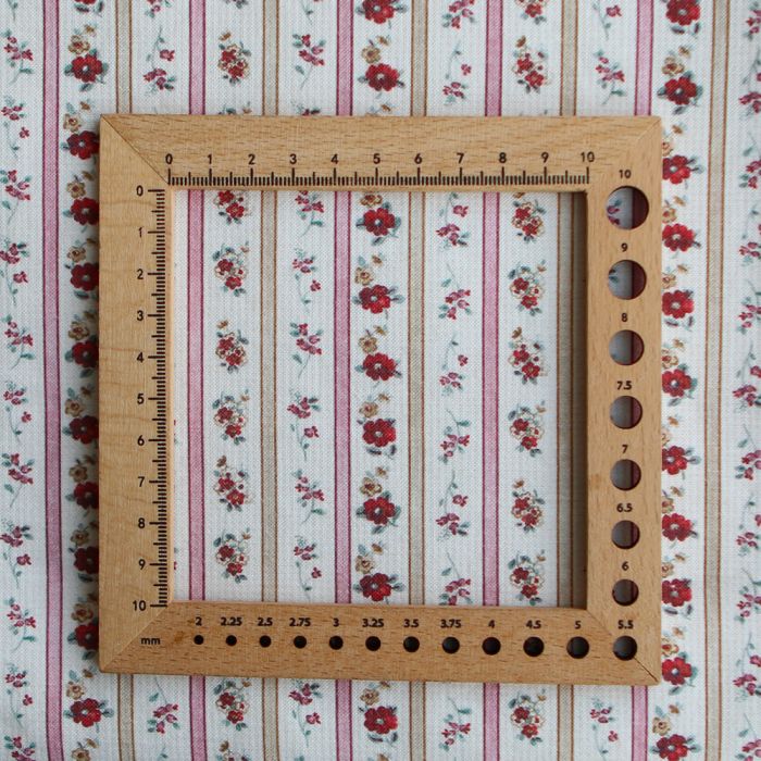 Paloma - Petit piqué coton gratté BIO rayures et fleuri rouge rose beige
