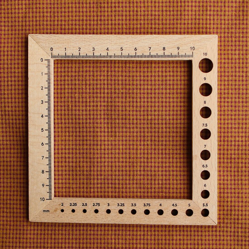 Seersucker / Coton gaufré vichy mini 1mm prune / miel