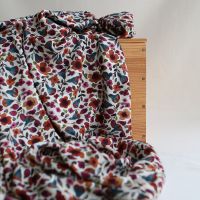 Cassia - Viscose imprimée qualité EcoVero fond écru