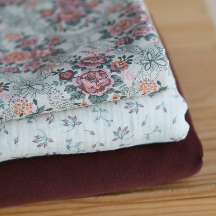 Velours milleraies coton organique coloris Cacao