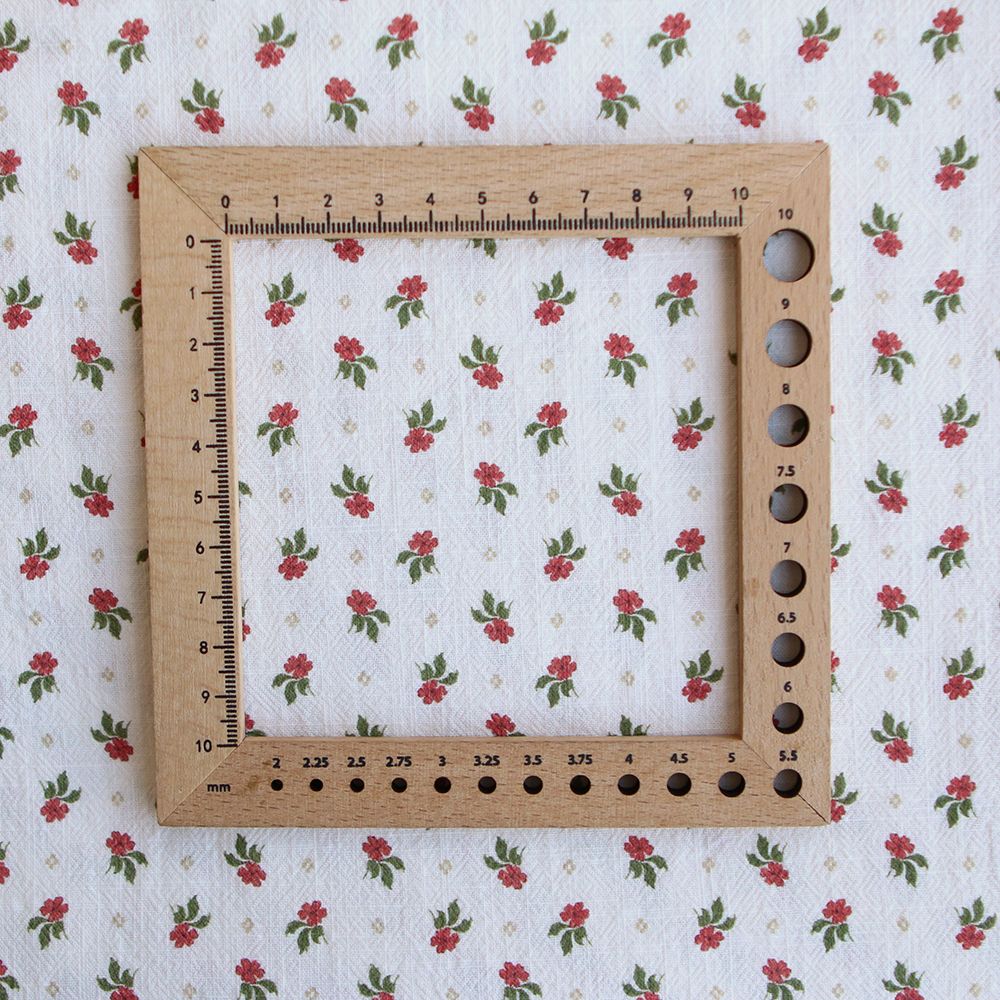 Jemima - Coton lavé bio blanc lait fleuri vert et rouge