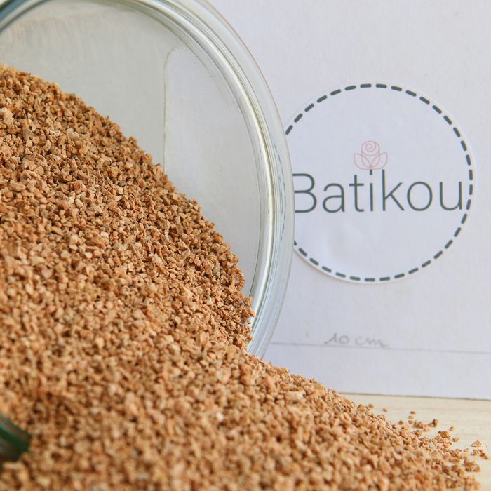 Granulés de liège bio 1–2 mm pour rembourrage naturel - Origine France
