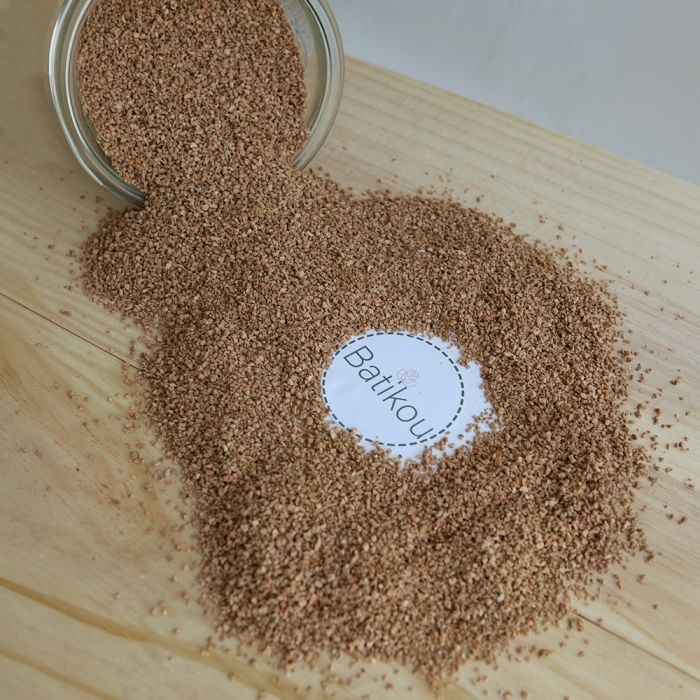 Granulés de liège bio 1–2 mm pour rembourrage naturel - Origine France
