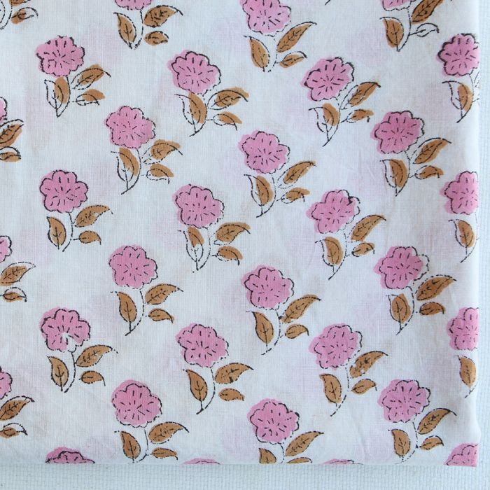 LalitaB - Tissu indien en coton imprimé main Hand Block