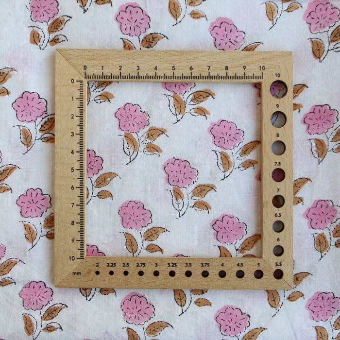 LalitaB - Tissu indien en coton imprimé main Hand Block