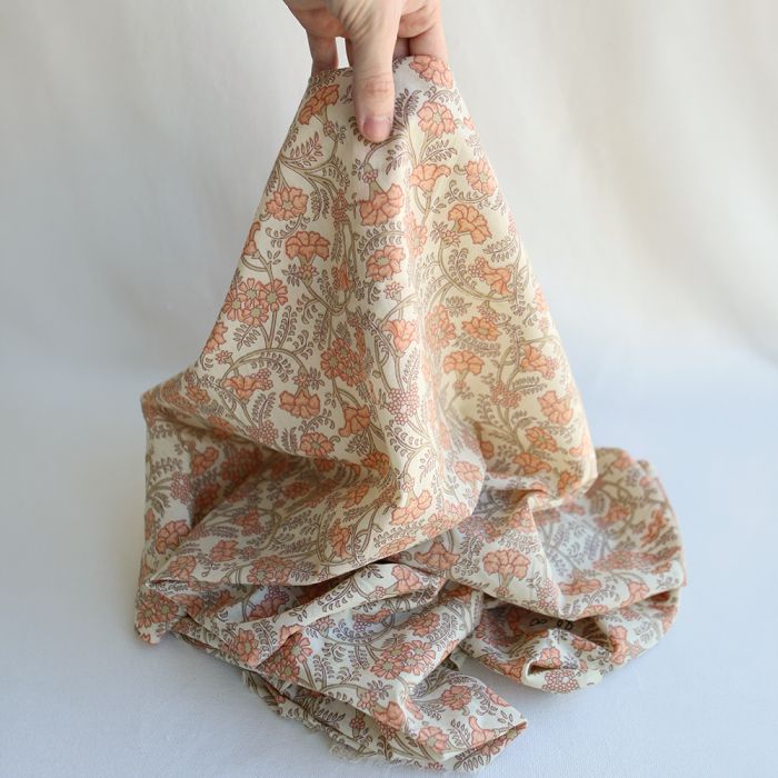 Maya - Tissu indien en coton imprimé main Hand Block