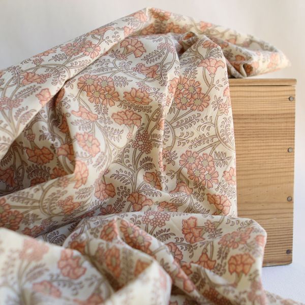 Maya - Tissu indien en coton imprimé main Hand Block