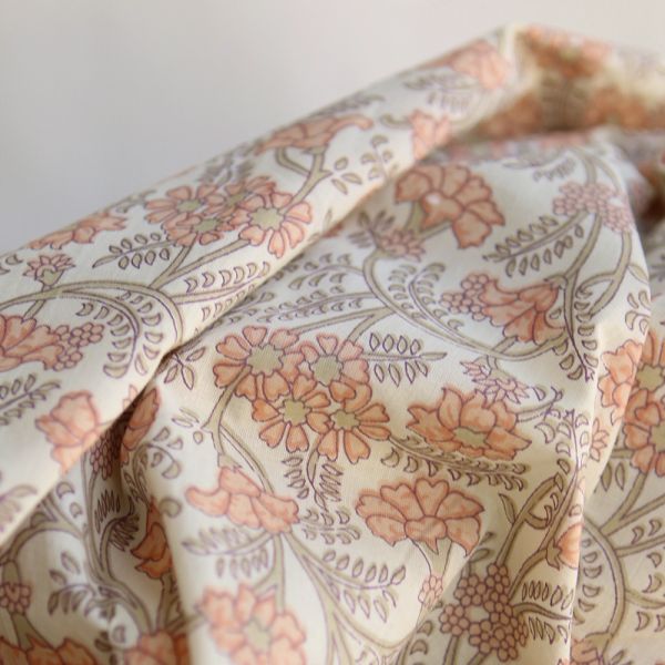 Maya - Tissu indien en coton imprimé main Hand Block 2