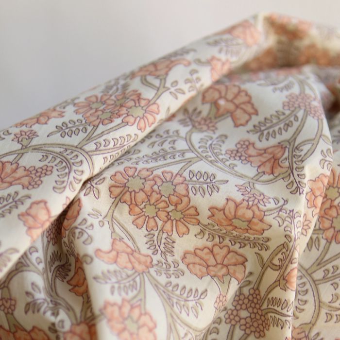 Maya - Tissu indien en coton imprimé main Hand Block