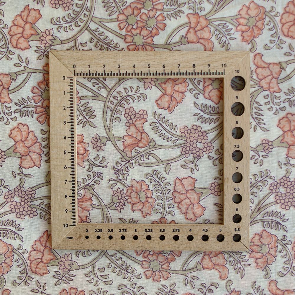 Maya - Tissu indien en coton imprimé main Hand Block