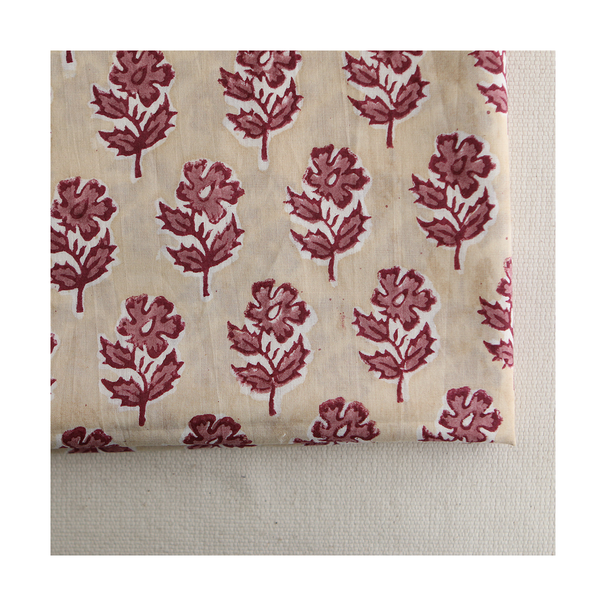 Diya B - Tissu indien coton hand block traditionnel