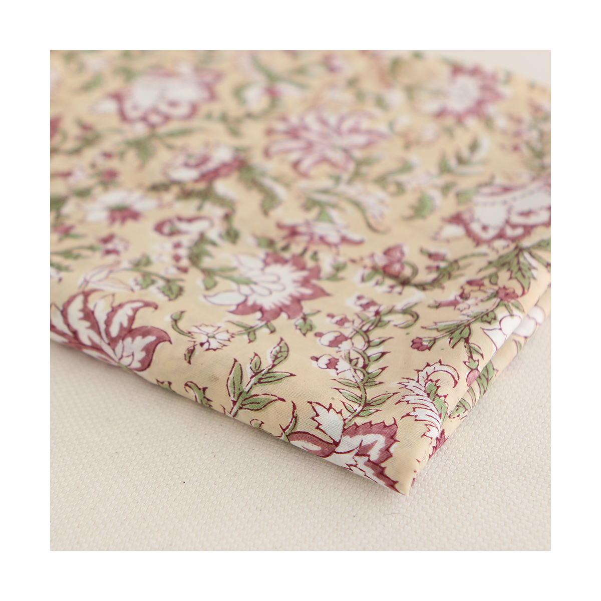 Diya - Tissu indien coton hand block traditionnel