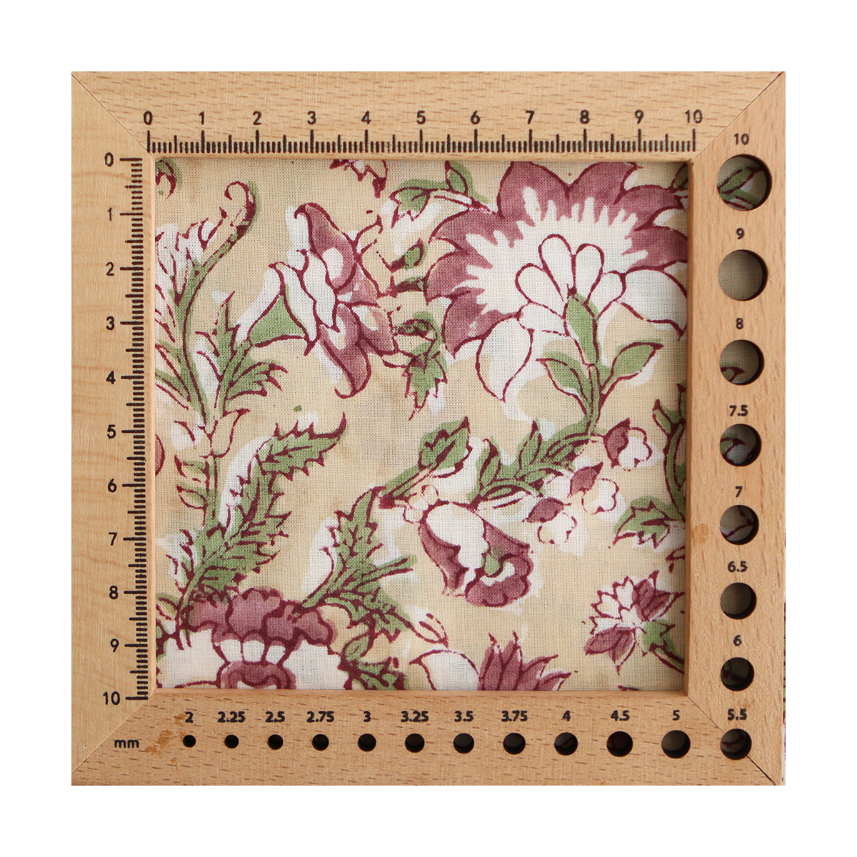 Diya - Tissu indien coton hand block traditionnel