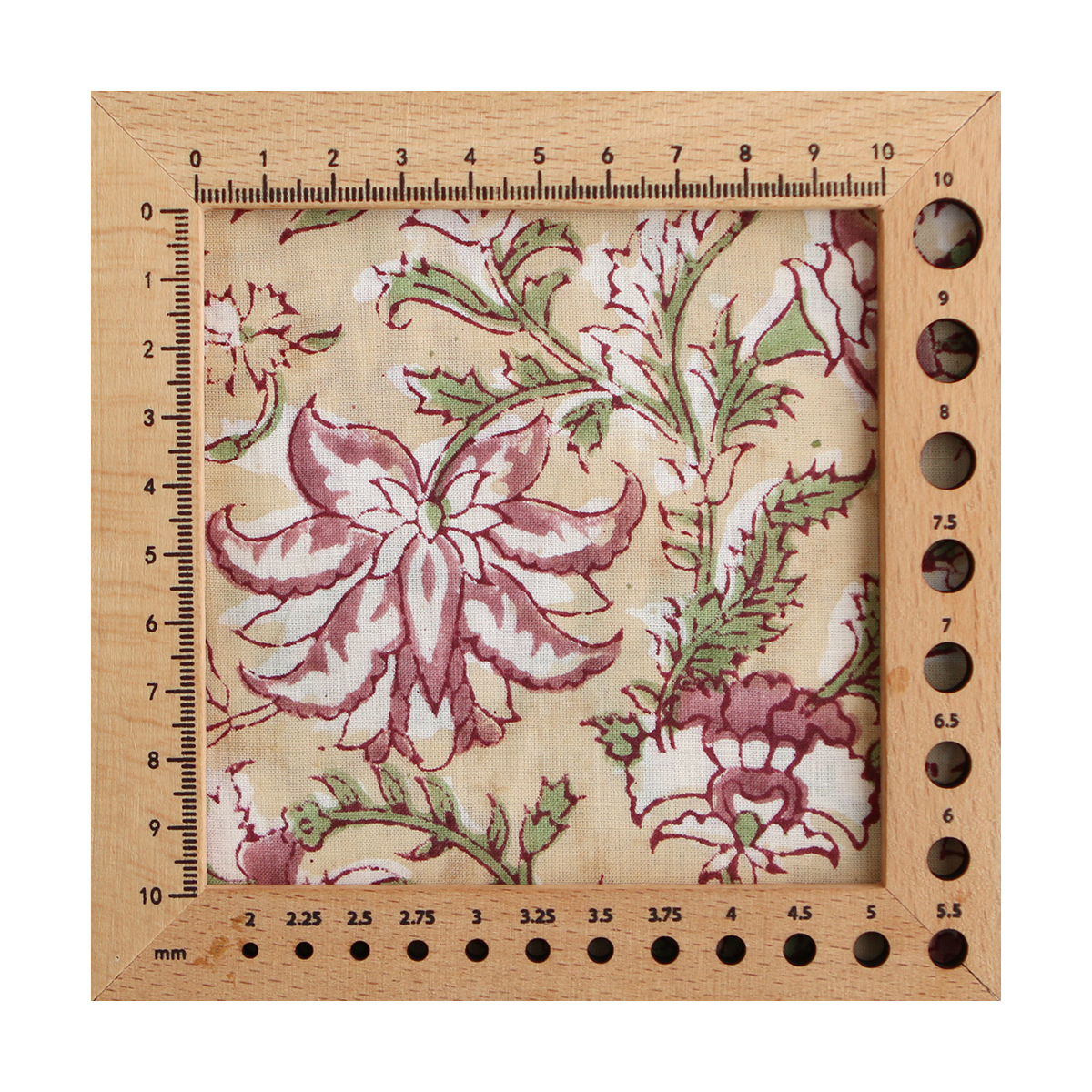 Diya - Tissu indien coton hand block traditionnel