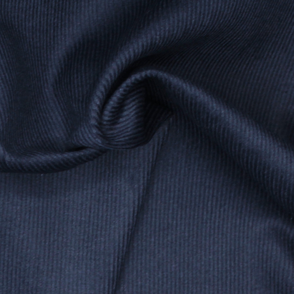 Velours milleraies coton organique coloris bleu marine