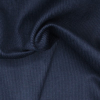 Velours milleraies coton organique coloris bleu marine