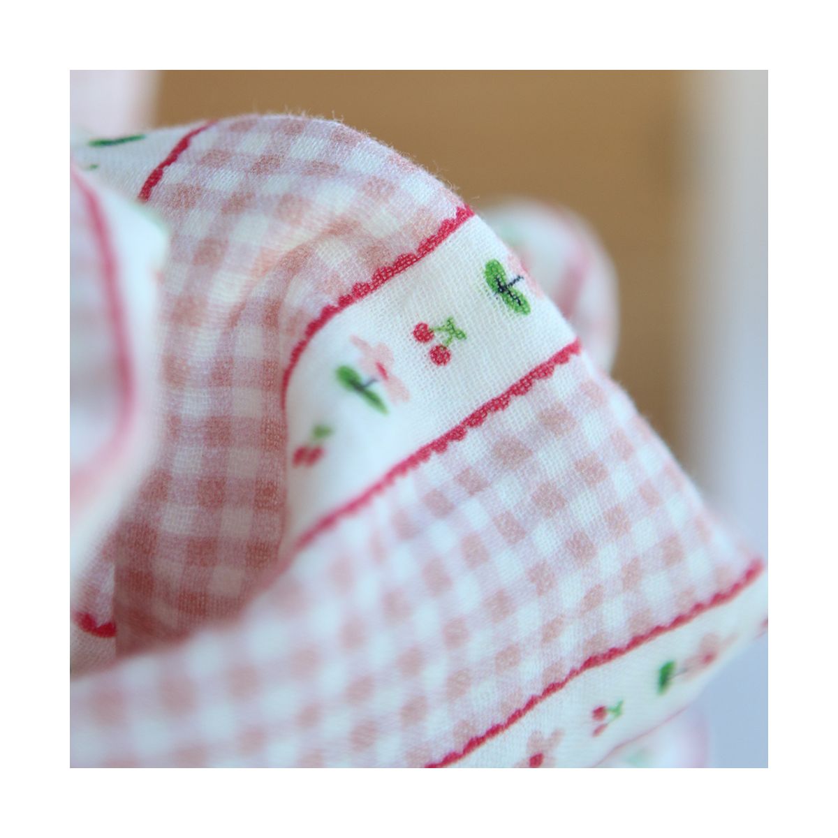 Emilia - Double gaze de coton motif petites fleurs