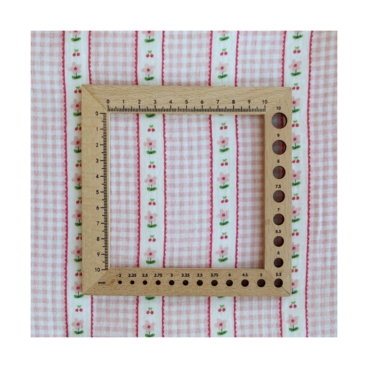 Emilia - Double gaze de coton motif petites fleurs