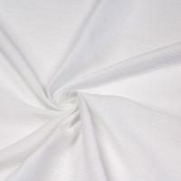 Double gaze de coton BIO unie blanc