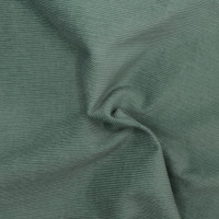 Velours milleraies coton organique coloris vert sauge  - 1