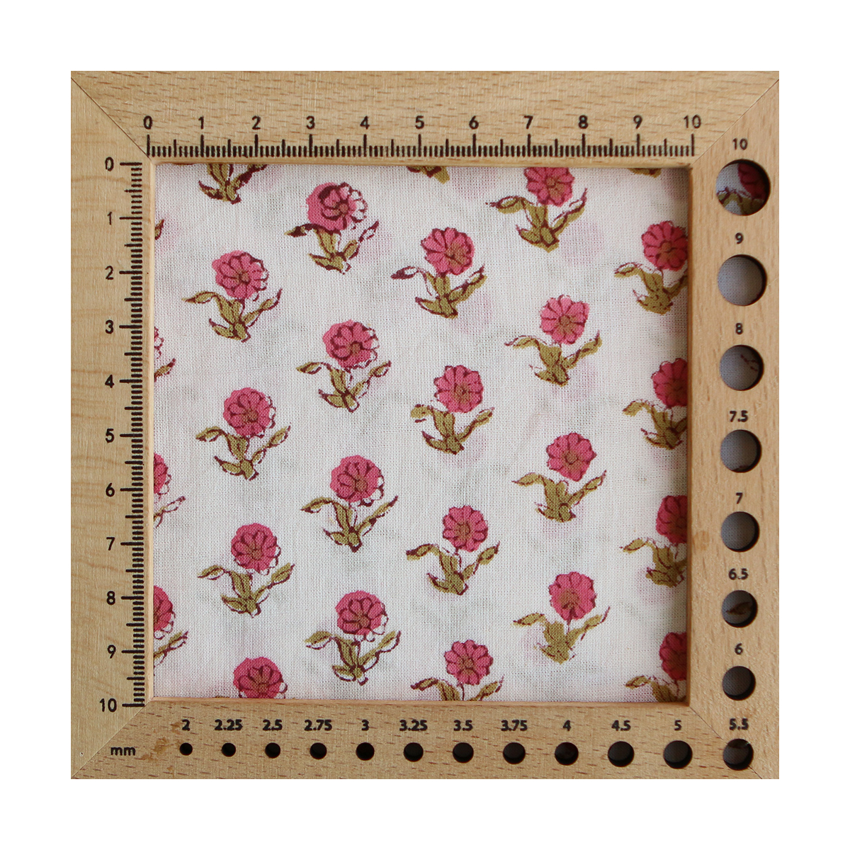 Arya - Tissu indien en coton imprimé main Hand Block Artisanal