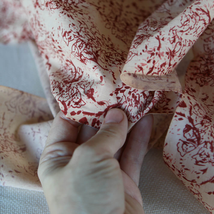 Anjali B - Tissu indien coton hand block traditionnel