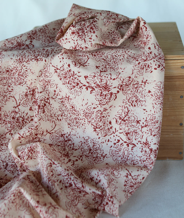 Anjali B - Tissu indien coton hand block traditionnel