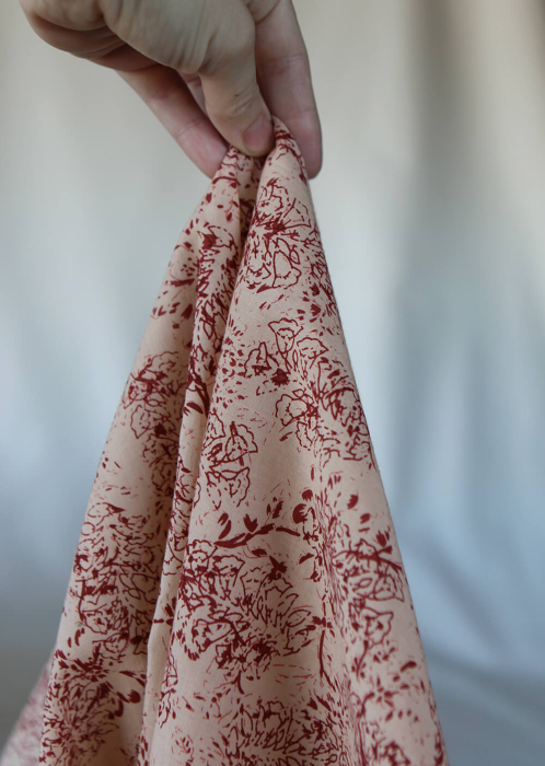Anjali B - Tissu indien coton hand block traditionnel