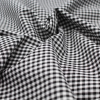 Coton vichy carreaux 2.7mm noir