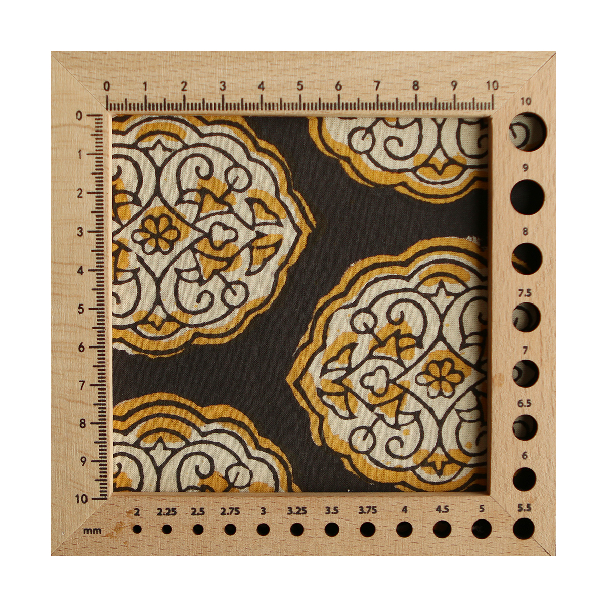 Rani - Tissu indien coton hand block traditionnel