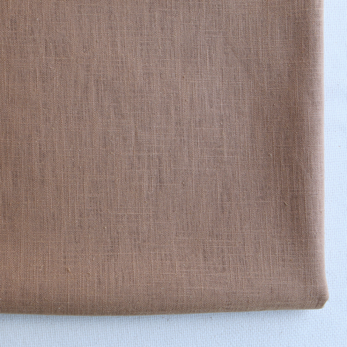 Tissu lin lavé belle qualité pour coudre rideaux coussin jupe cappuccino