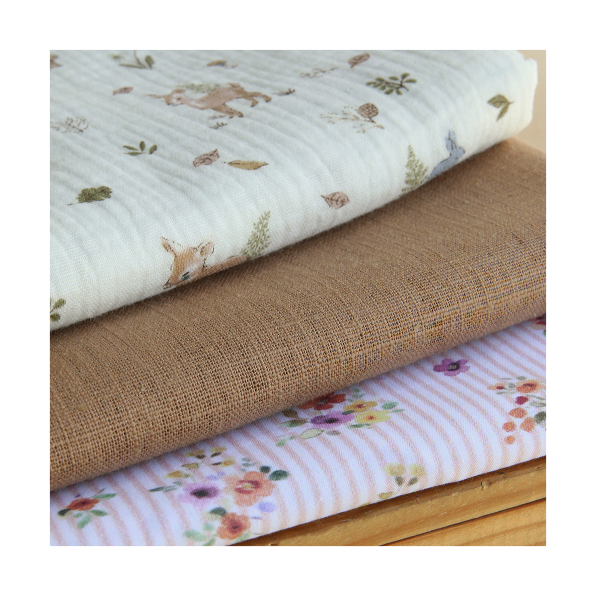 Tissu lin lavé belle qualité pour coudre rideaux coussin jupe cappuccino