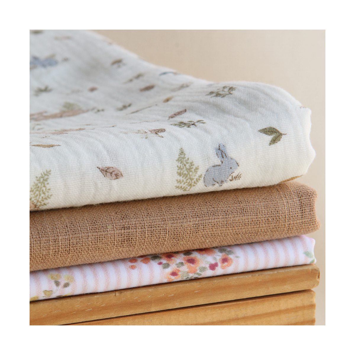 Tissu lin lavé belle qualité pour coudre rideaux coussin jupe cappuccino