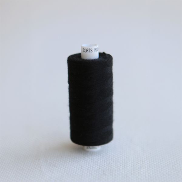 Fil à coudre noir COATS Moon 120 bobine 1000 yards