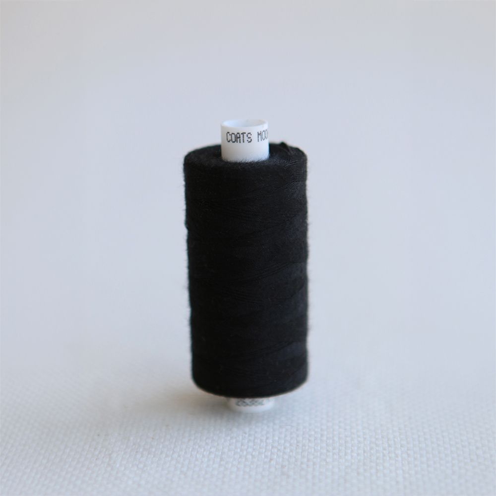 Fil à coudre noir COATS Moon 120 bobine 1000 yards