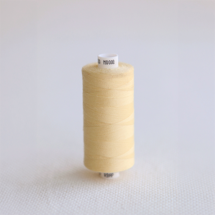 Fil à coudre beige champagne COATS Moon 120 - Bobine 1000 yards