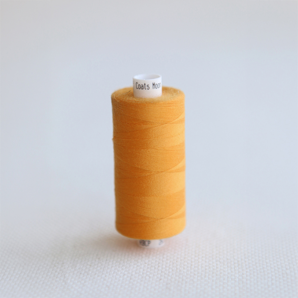 Fil à coudre orange mandarine COATS Moon 120 bobine 1000 yards