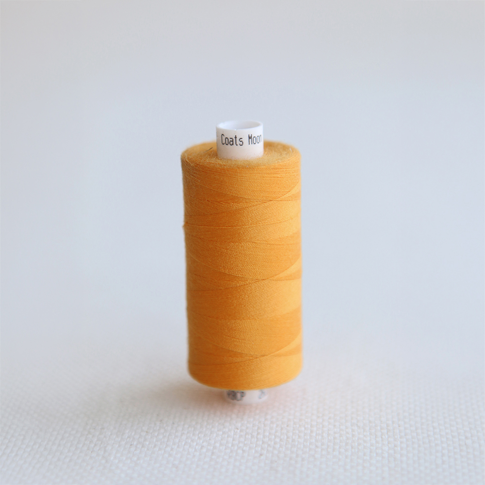 Fil à coudre orange mandarine COATS Moon 120 bobine 1000 yards
